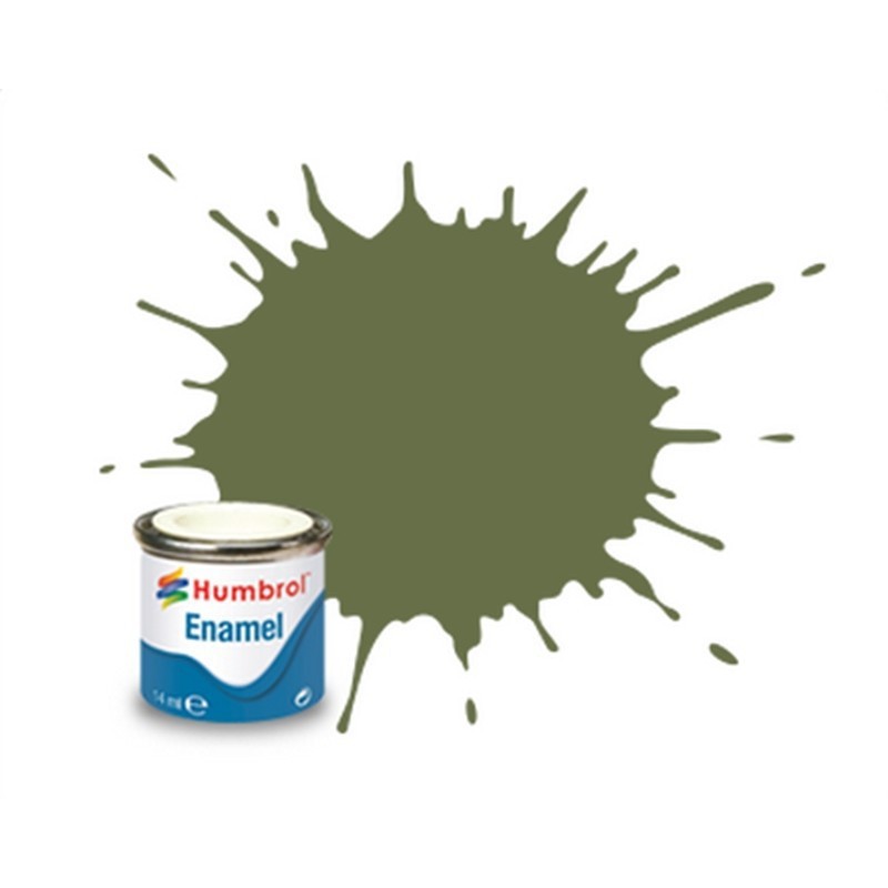 Humbrol 80 Vert Herbe Mat - 14ml Peinture Email