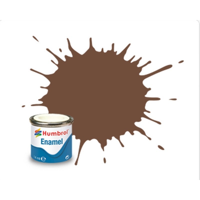 Humbrol 98 Chocolat Mat - 14ml Peinture Email