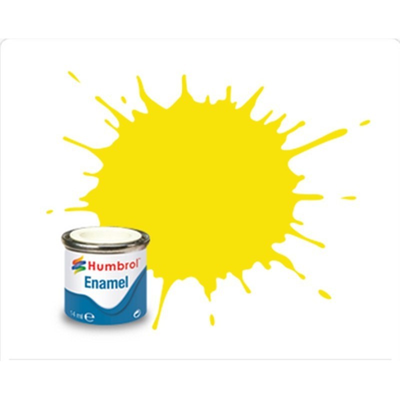 Humbrol 99 Jaune Citron mat - 14ml Peinture Email