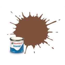 Humbrol 186 – Marron Mat (14ml Peinture Émail)