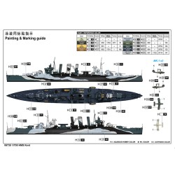 Trumpeter	6735	HMS Kent 1:700