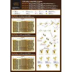 Infini Model  IMP-35012R1 20mm Oerlikon cannon MK IV Mount Set A 1:350