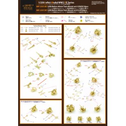 Infini Model  IMP-35014R1 Usn Bofors 40mm twin Mount Set A 1:350