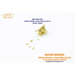 Infini Model  IMP-35014R1 Usn Bofors 40mm twin Mount Set A 1:350