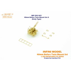 Infini Model  IMP-35014R1 Usn Bofors 40mm twin Mount Set A 1:350