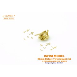 Infini Model  IMP-35015R1 Usn Bofors 40mm twin Mount Set B 1:350