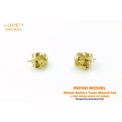 Infini Model  IMP-35015R1 Usn Bofors 40mm twin Mount Set B 1:350