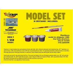 Mirage	845091	1/350 [MODEL SET] Torpilleur allemand 86 de classe A/III