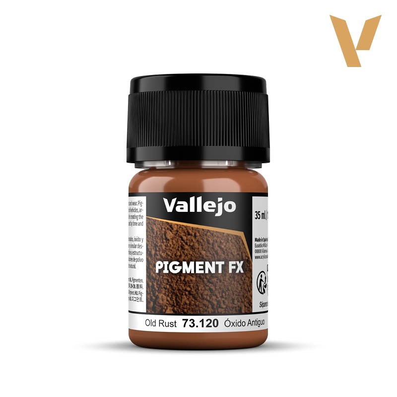 Vallejo 73.120 Pigment Rouille Antique 35 ml – Effets Spéciaux Modélisme, Figurines et Maquettes