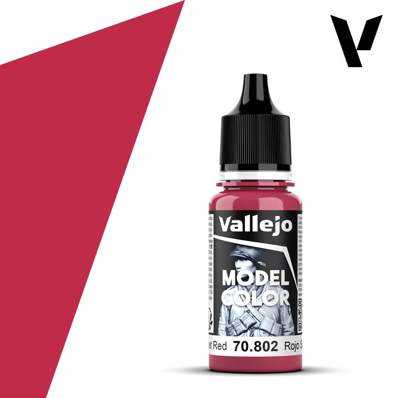 Vallejo 70.802 Rouge Soleil 18 ml – Peinture Acrylique Modélisme, Figurines et Maquettes