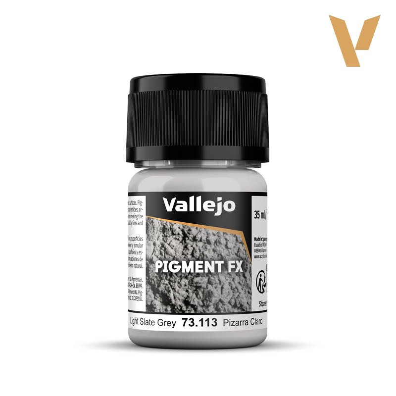 Vallejo 73.113 Pigment Gris Ardoise Clair 35 ml – Effets Spéciaux Modélisme, Figurines et Maquettes