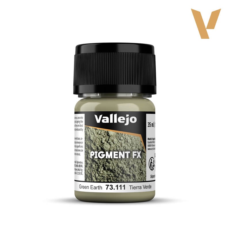 Vallejo 73.111 Pigment Terre Verte 35 ml – Effets Spéciaux Modélisme, Figurines et Maquettes