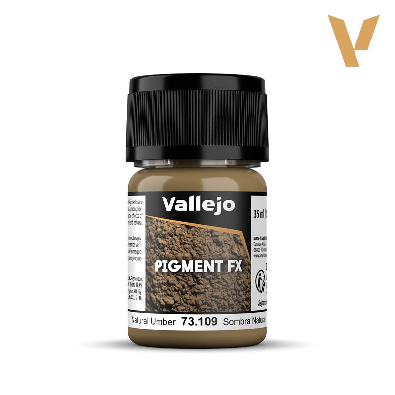 Vallejo 73.109 Pigment Ombre Naturelle 35 ml – Effets Spéciaux Modélisme, Figurines et Maquettes
