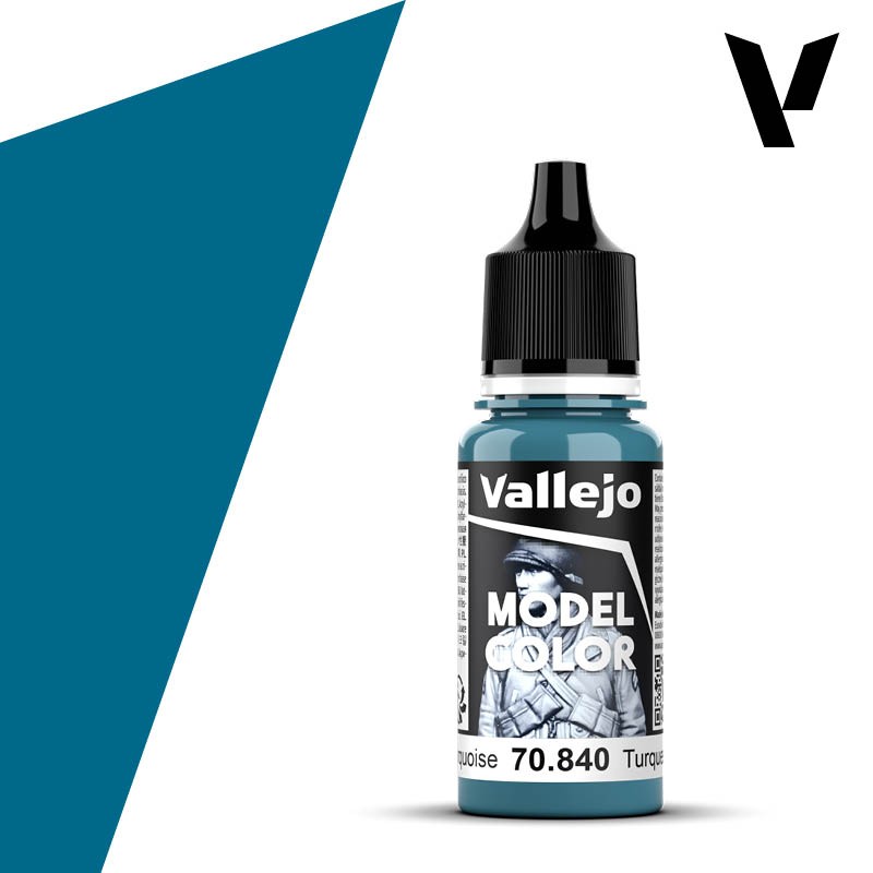 Vallejo 70.840 Turquoise Clair 18 ml – Peinture Acrylique Modélisme, Figurines et Maquettes