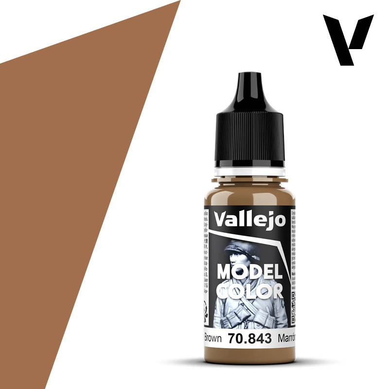 Vallejo 70.843 Marron Liège 18 ml – Peinture Acrylique Modélisme, Figurines et Maquettes