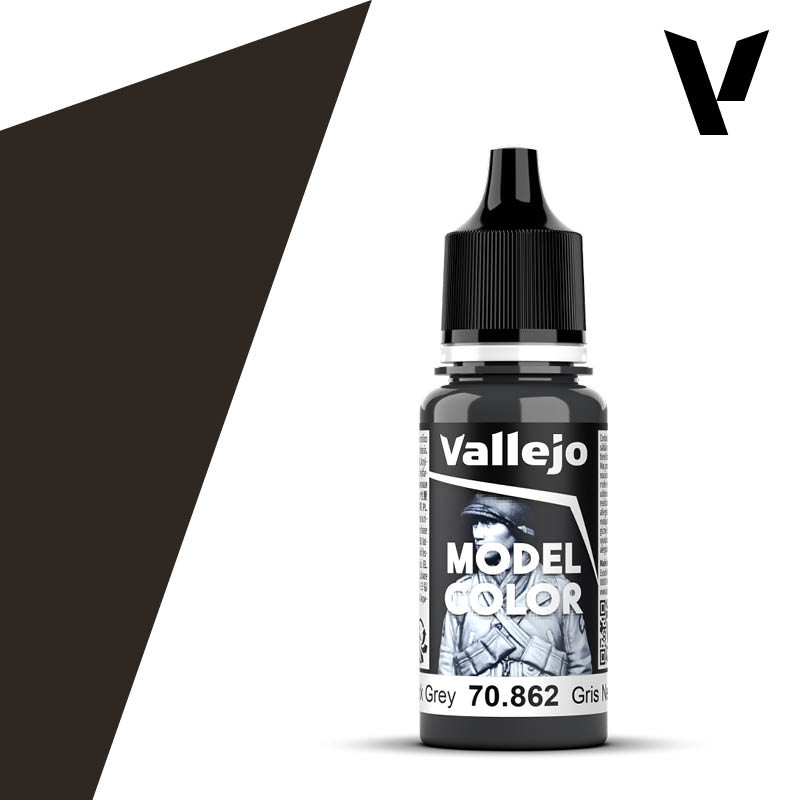 Vallejo 70.862 Noir Gris 18 ml – Peinture Acrylique Modélisme, Figurines et Maquettes