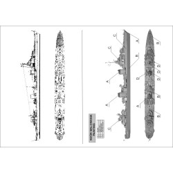 NikoModel 7014 – Destroyer français Le Terrible (1/700) – Maquette Résine