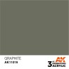 Ak Interactive Ak11019 Peinture Acrylique 3g Graphite 17ml