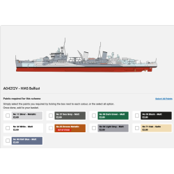 Airfix	 A04212V	HMS Belfast 1/600