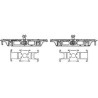 Piko Ho - 53000/02 Bogies x2 (Voyageur)