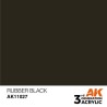 Ak Interactive Ak11027 Peinture Acrylique 3g Noir Caoutchouc 17ml