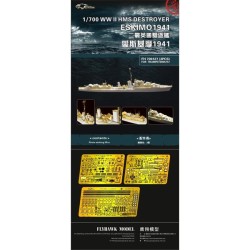 Flyhawk	FH700127	Destroyer HMS Eskimo WWII 1941 (pour Trumpeter05757) 1:700