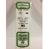 Evergreen EG159 – Bande de polystyrène blanc opaque 0,060" x 0,250"
