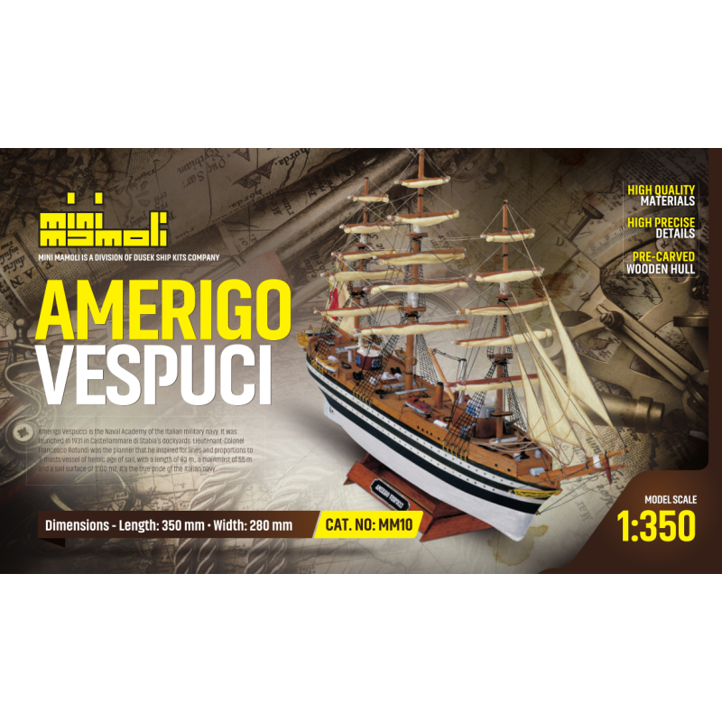 Manoli model	MM10	Amerigo Vespucci 1:350