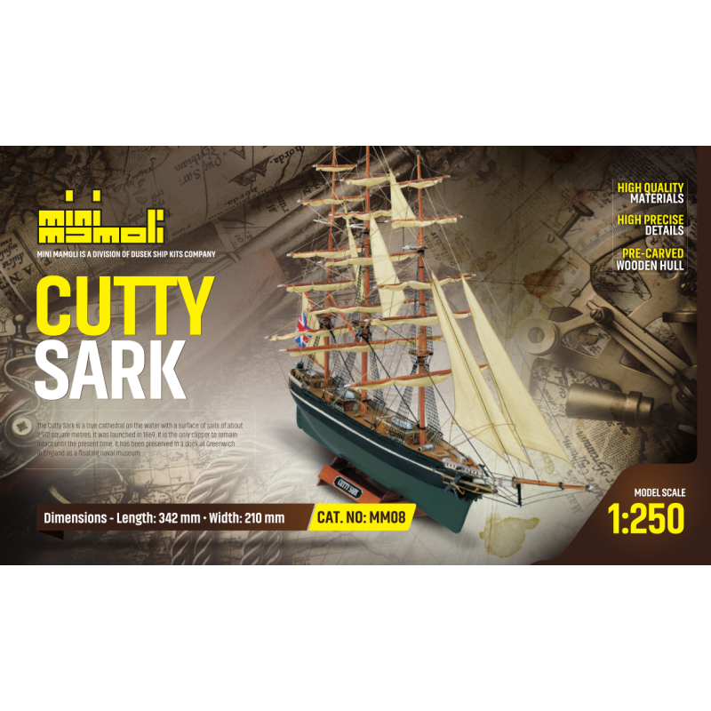 Manoli model	MM08	Cutty Sark 1:250