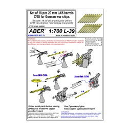 Aber S 1:700 L-039 – Canons 20 mm L/65 C/38