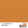 Ak interative	AK11100	 Peinture Acrylique 3g Brun clair 17ml