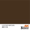 Ak interative	AK11110	Peinture Acrylique 3g Cuir Marron 17ml