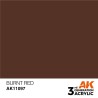 Ak interative	AK11097	Peinture Acrylique 3g Rouge Brulé 17ml