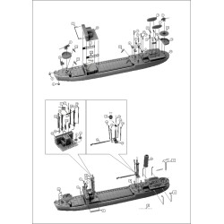 NikoModel	7063	JAPANESE AUXILIARY GUNBOAT - CHOUN MARU IJN 1945   1/700