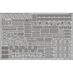 Eduard 53187 – HMS Hood Pt.1 – Armement AA et lance-roquettes 1/200 (Trumpeter)