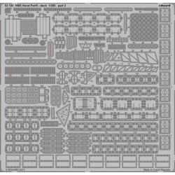 Eduard	53193	HMS Hood PT 5 Deck 1:200 (Trumpeter)