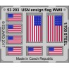 Eduard	53203	USN Ensign Flag WW2 Steel 1:700