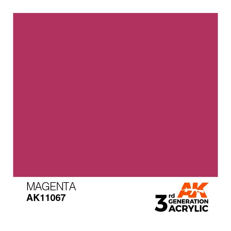 Ak Interactive Ak11067 Peinture Acrylique 3g Magenta 17ml