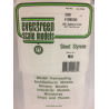 Evergreen EG2060 – Revêtement en polystyrène blanc opaque 0,060" à rainures en V
