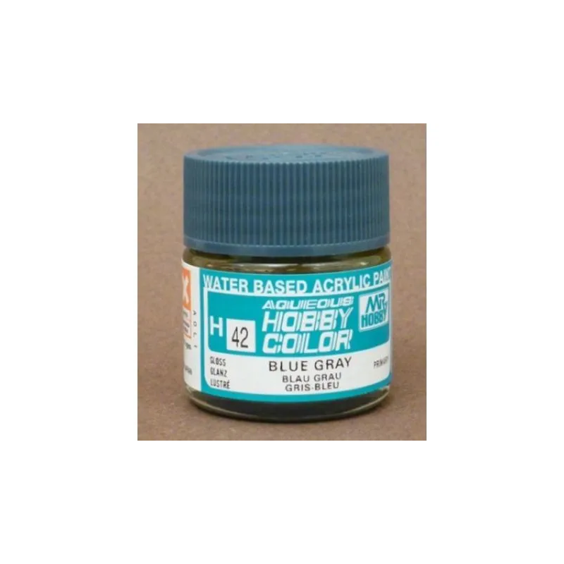 Hobby/Gunze	H42	COULEURS AQUEUSES HOBBY (10 ML) BLEU GRIS