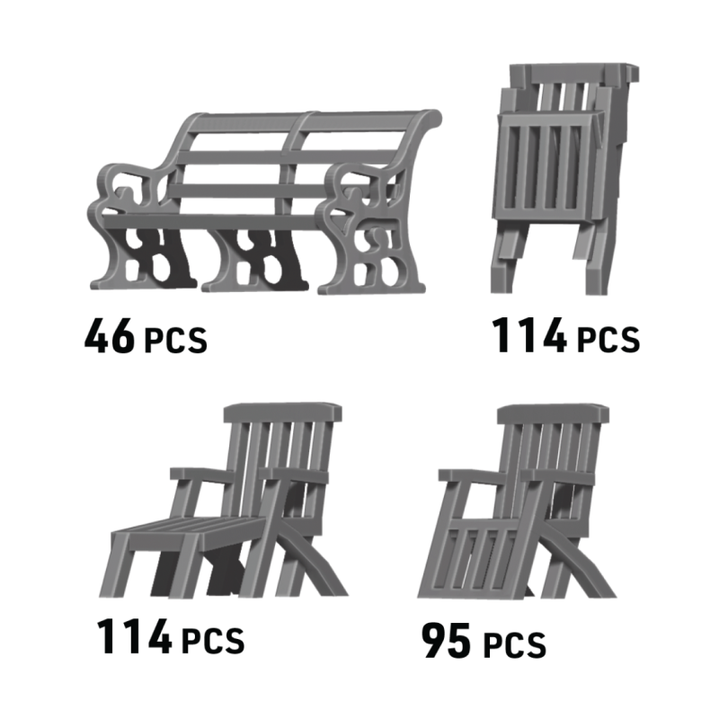 Ion Model	CV400-02	Titanic Furniture set 1:400