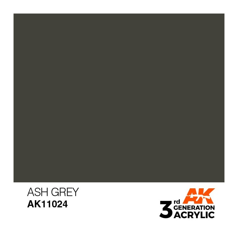 Ak interative	AK11024	Peinture Acrylique 3g Gris Cendré 17ml