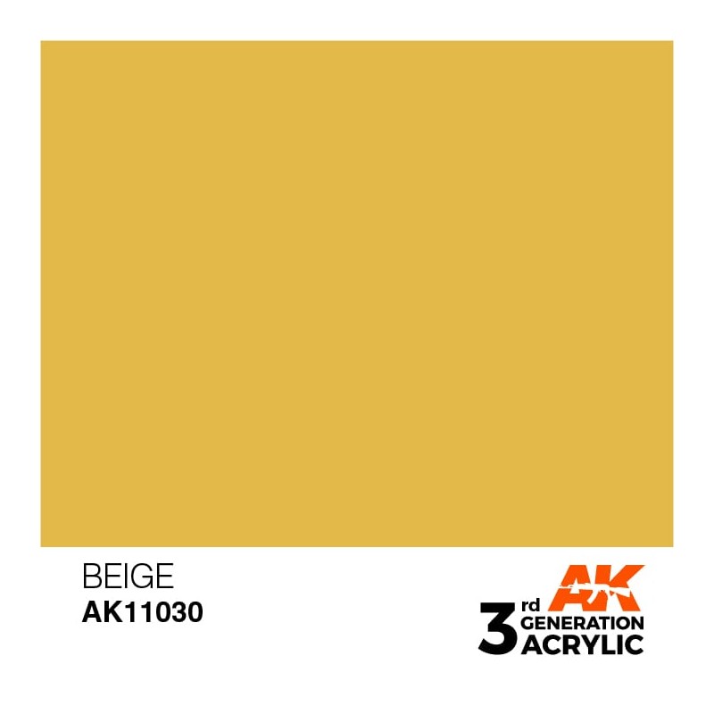 Ak interative	AK11030	Peinture Acrylique 3g Beige 17ml