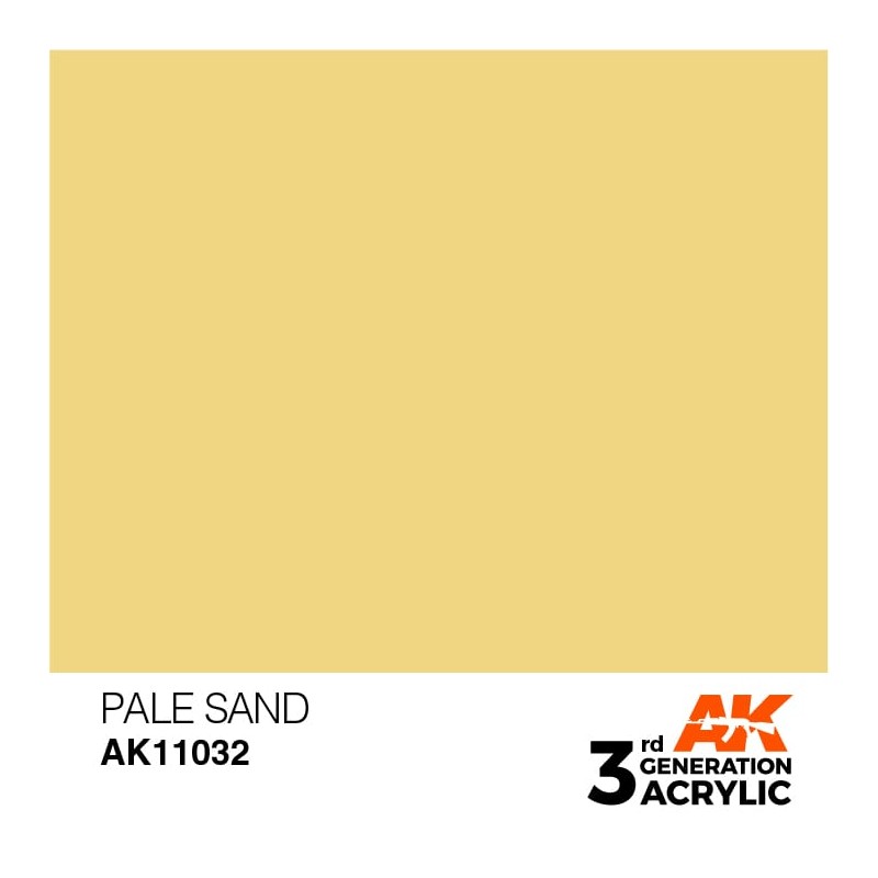 Ak interative	AK11032	Peinture Acrylique 3g Sable Pâle 17ml