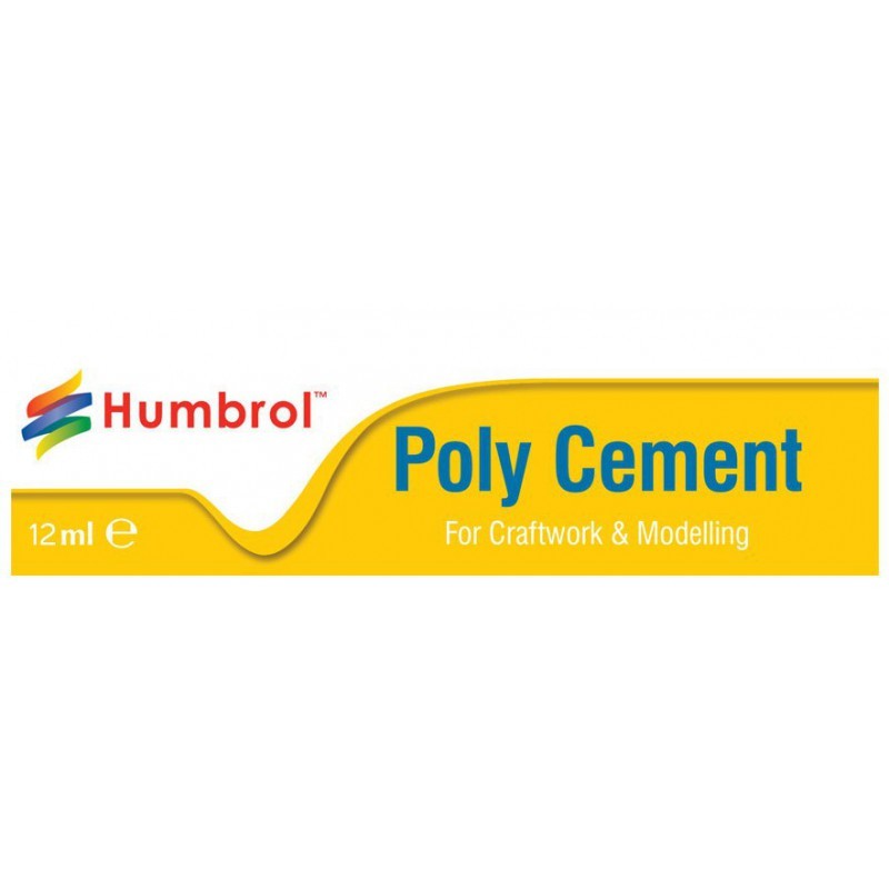 Humbrol	AE4021	Colle Poly ciment tube 12ml