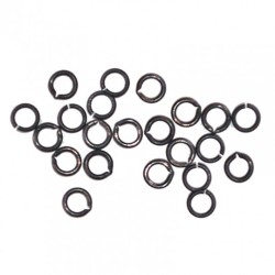 Mantua	32860	Accastillage de bateau Anneaux en laiton bruni diamètre 2mm (20pcs)