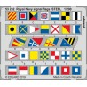 Eduard 53232 – Drapeaux de signalisation Royal Navy – Acier 1/200