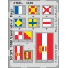 Eduard 53271 – SMS St. Stephen – Drapeaux acier 1/350