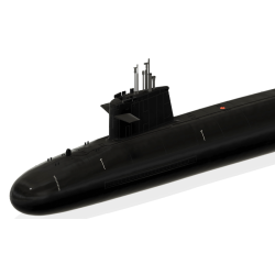 Larsenal	350 28 LISSE 	 SNA class Rubis submarine - smooth (overheads in retracted configuration)