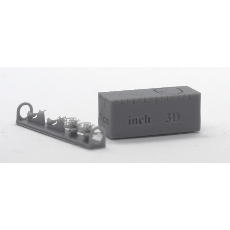 3D 400 001 1:400 Single mount 40mm Bofors x6